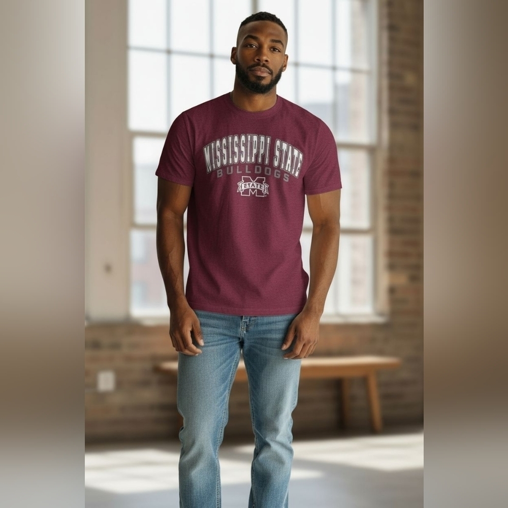 mississippi state Bulldogs Adults Size 2XL Colosseum Team Wear Shirt NWT
